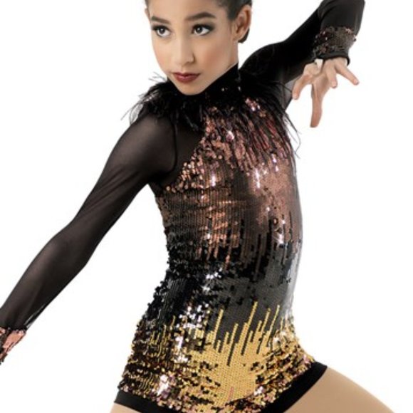 Weissman Medium Adult Ombre Sequin Feather Costume - Picture 1 of 6